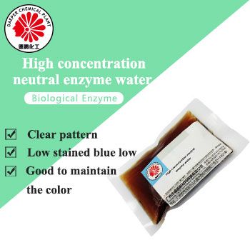 High concentration neutral enzyme water